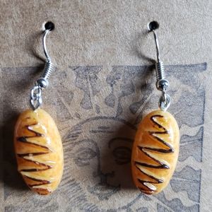 3/$20 Italian bread earrings